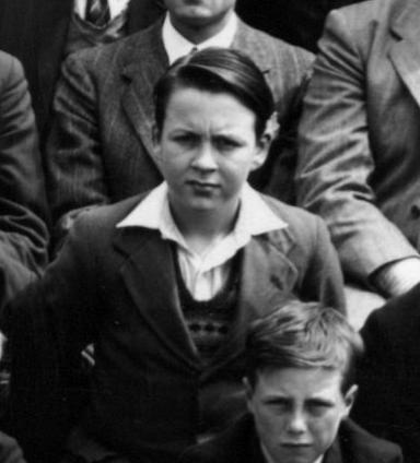 Dad at Bloomfield Road School, 1949