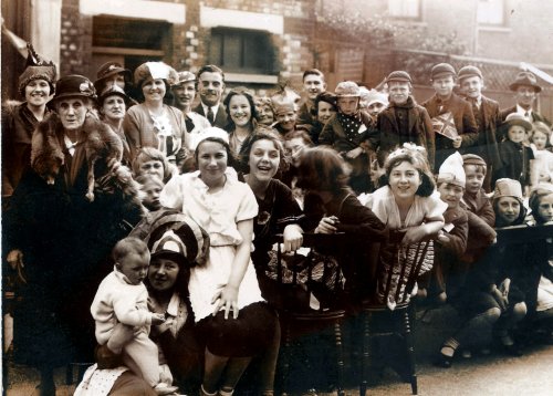 Durham Road Coronation Street Party (1937) The Photographer was taken by S. PAINE. of 2a Brewery Road, Plumstead.