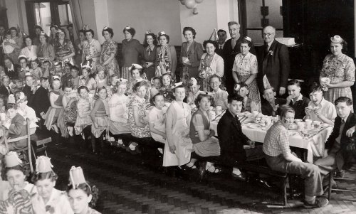 Queen's Coronation Party, 1953 at
                            Waverly School