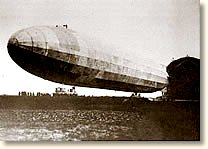 The first Zeppelin to raid London
The LZ 38
At its home base, 1915 